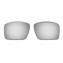 Hkuco Mens Replacement Lenses For Oakley Eyepatch 2 Black/Titanium Sunglasses